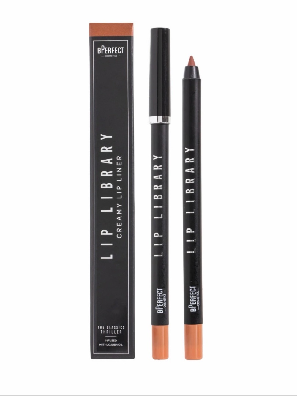 BPerfect Lip Library Creamy Lip Liner - Thriller - Cinnamon Brown Nude